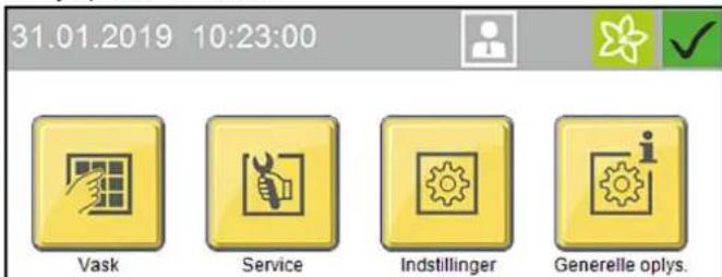 Kärcher CW 3 Klean!Star - Start af program pa displayet - 1