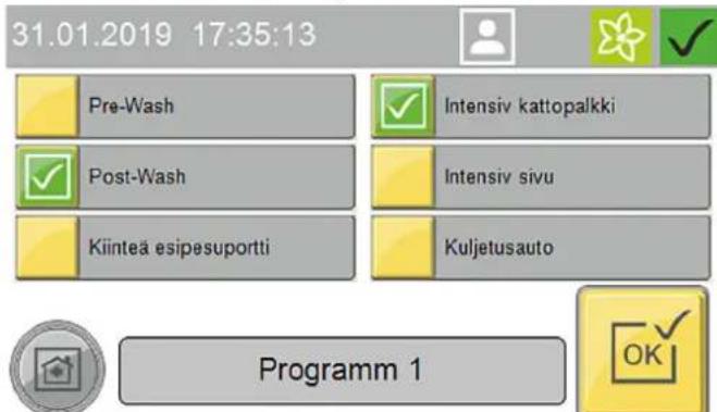 Kärcher CW 3 Klean!Star - Ohjelman kännistäminen näytöltä - 3
