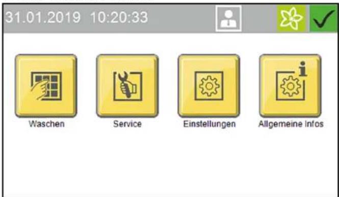 Kärcher CW 3 Klean!Star - Programm am Display starten - 1
