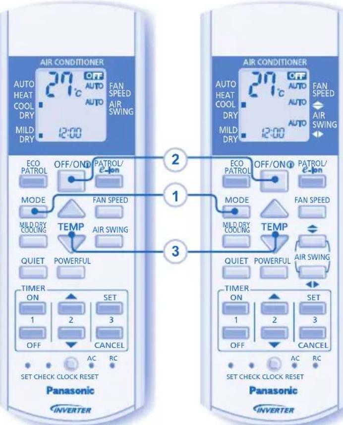 PANASONIC CSXE7LKEW - TEMP - 1
