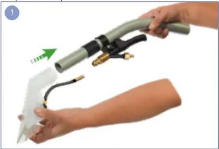 Numatic Henry Wash HVW3702 - Upholstery Cleaning Assembly -Polsterreiniger-Baugruppe-Montage de l'accessoire pour garnitures d'ameublement-Opzetstuk voor het reinigen van bekleding-Unidade de limpeza de estofos-Gruppo di pulizia per tappezzeria-Montaje para limpieza de tapicerías-Zespół do czyszczenia tapicerki - 1