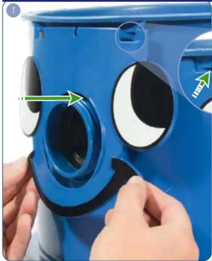Numatic Henry Wash HVW3702 - Cleaning - Staubfilterwechsel - Nettoyage - Reiniging - Limpeza-Pulizia apparecchio - Limpieza-Czyszczenie maszyny - 4