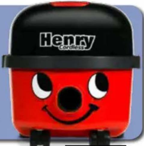 Numatic Hetty Cordless HEB160 - Sicherheitsrelevante Bestandteile - 2