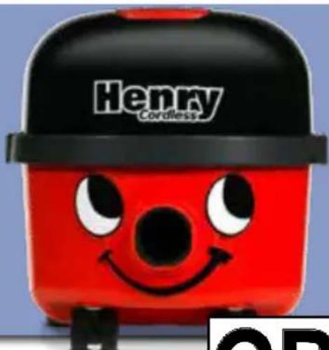 Numatic Hetty Cordless HEB160 - Daily:- - 1