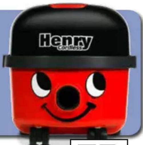Numatic Hetty Cordless HEB160 - Tous les jours : - 1