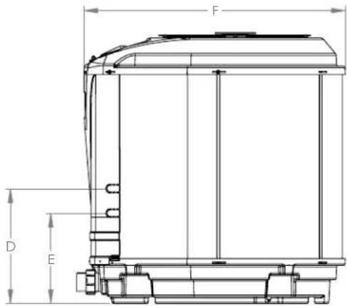 Jandy JE1500T - Dégagement - 2