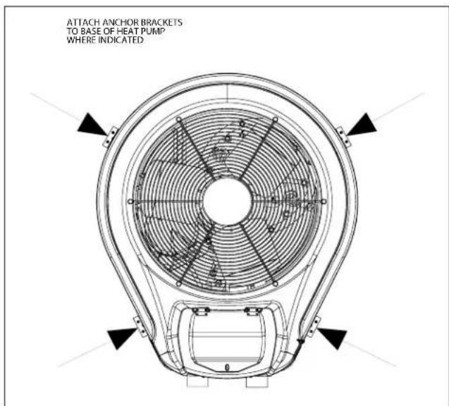 Jandy JE3000TR - Installation of Anchor Clamps - 1