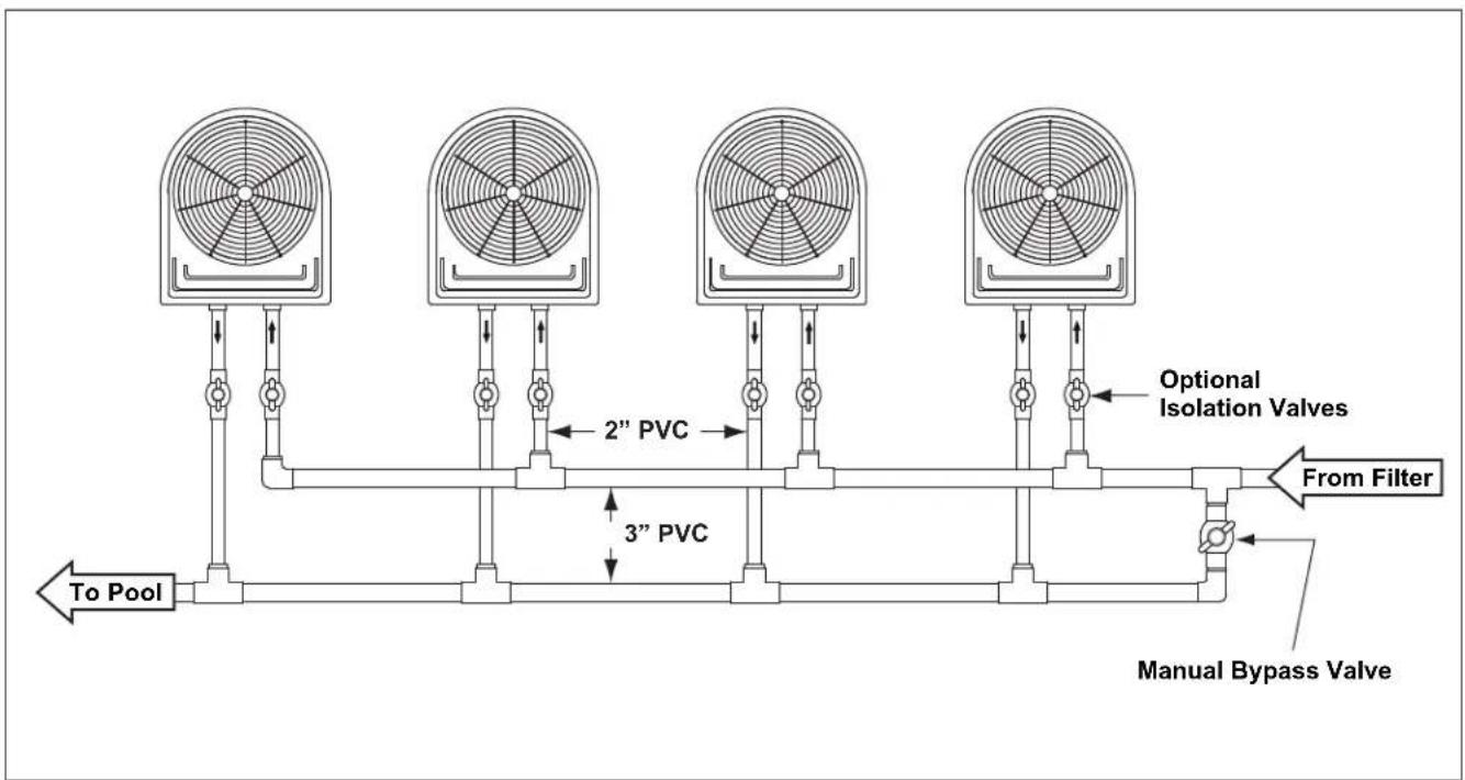 Jandy JE3000TR - Multiple Heat Pump Connections - 4