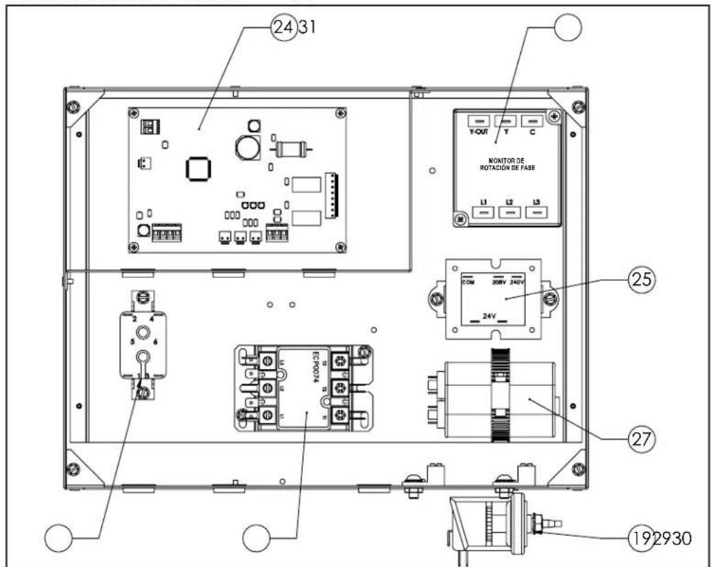 Jandy JE3000TR - Caja eléctrica trifásica de Zodiac ^® JE - 1