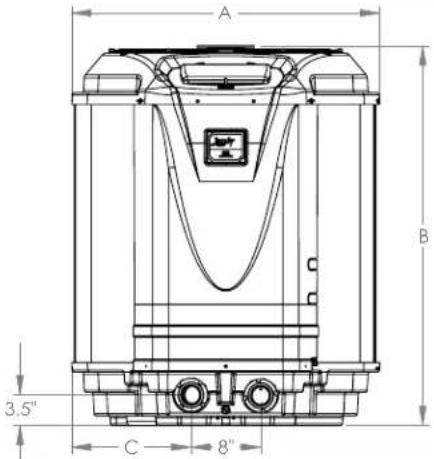 Jandy JE3000TR - Clearances - 1