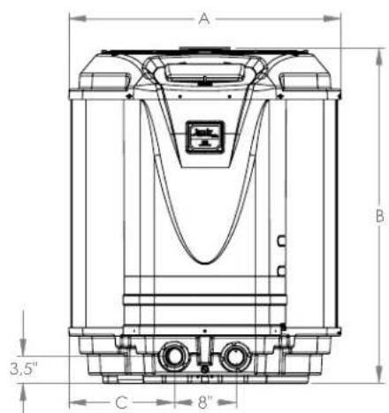 Jandy JE2000T - Espacio libre - 1
