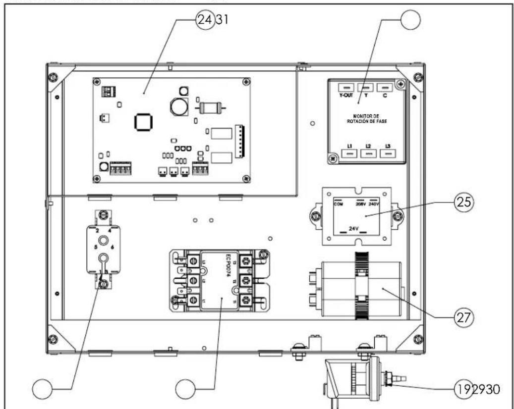 Jandy JE2000T - Caja eléctrica trifásica de Zodiac ^® JE - 1