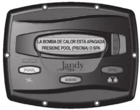 Jandy JE2500T - Modo de spa - (Opcional Mantener refrigeración) - 1