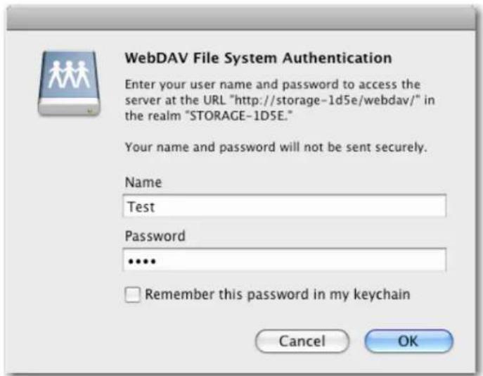 US ROBOTICS USR8710 - Accesso di contenuti condivisi WebDAV in Mac OS X - 3