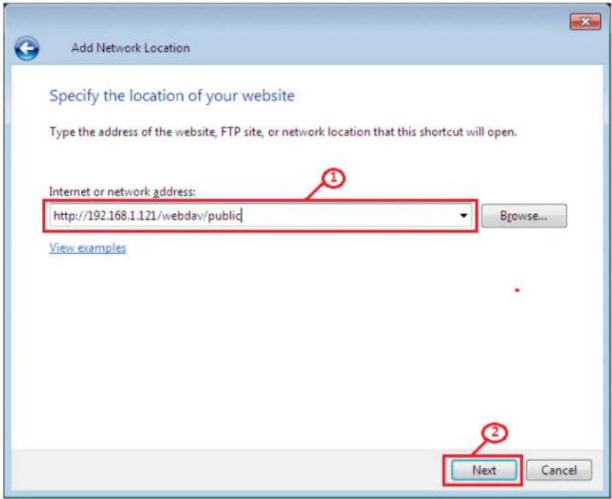 US ROBOTICS USR8710 - Mappatura di un'unità di rete a WebDAV in Windows 7 - 5