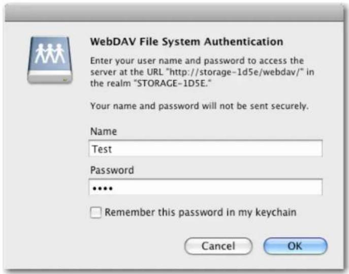 US ROBOTICS USR8710 - Acceso a un recurso compartido WebDAV en Mac OS X - 3