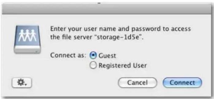 US ROBOTICS USR8710 - Accesso di contenuti condivisi SAMBA in Mac OS X - 3