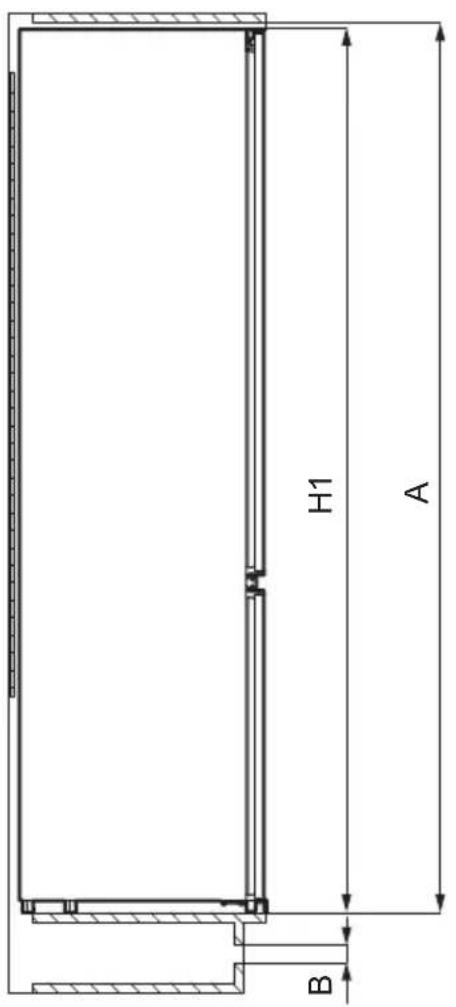 ELECTROLUX ENC8MD18S - Dimensions - 1