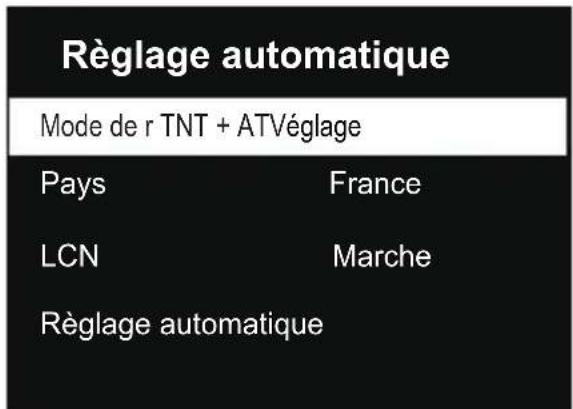 SCHNEIDER LED40SC600K - Réglage manuel TNT - 1