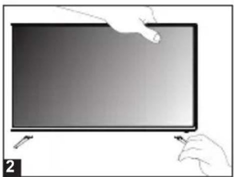SCHNEIDER LED40SC600K - • Disassembly of the stand - 2