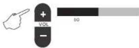 SCHNEIDER LED22SCP100FC - Régler le volume - 1