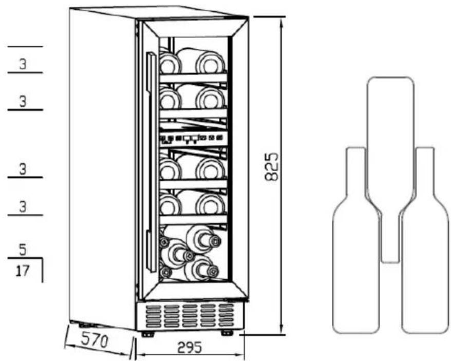 SCHNEIDER SCCVI30172 - Stockage des bouteilles de vin - 1
