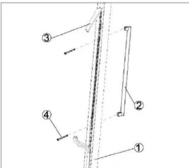 SCHNEIDER SCCVI30172 - INSTALLATION DE LA POIGNEE ET REVERSIBILITE DE LA PORTE DE LA CAVE A VIN - 1