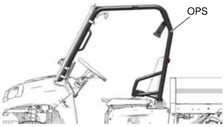 GEM eM1400 LSV (2015) - Structure de protection de l'occupant (OPS) - 1