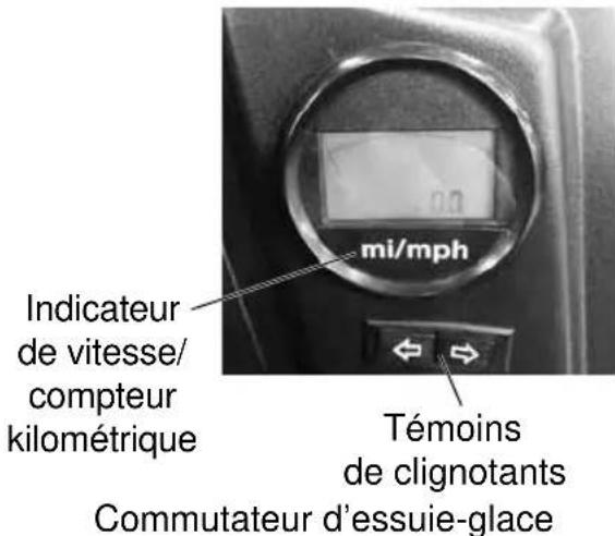 GEM eM1400 LSV (2015) - Commutateur d'essuie-glace - 1