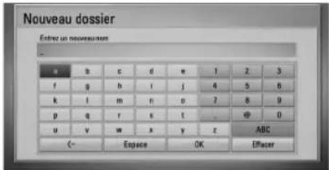Nouveau dossier Enter us nouveaux a b c d e 1 2 3 f g h i j 4 5 6 k l m n o 7 8 9 p q r s t _ @ 0 u v w x y z ABC (-) Espace OK Effacer