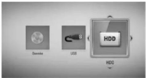 Donnée USB HDD HDD