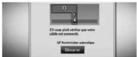 S'il vous plaît vérifiez que votre câble est connecté. Némécratien automatique Démarrer