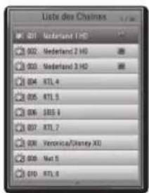 Liste des Chines 001 Nederland 1 HD 002 Nederland 2 HD 003 Nederland 3 HD 004 RTL 4 005 RTL 5 006 SBS 6 007 RTL 7 008 Veronica/Disney XO 009 Nat 8 010 RTL 9