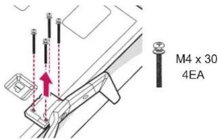 LG 50PM680S - Attaching the stand - 9