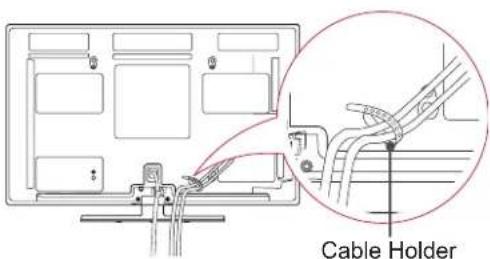 LG 50PM680S - Tidying cables - 2