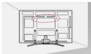 LG 50PM680S - Securing the TV to a wall - 1
