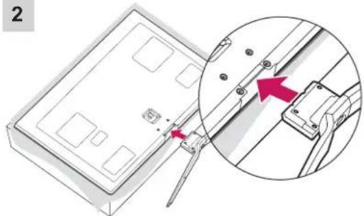 LG 50PM680S - Attaching the stand - 5