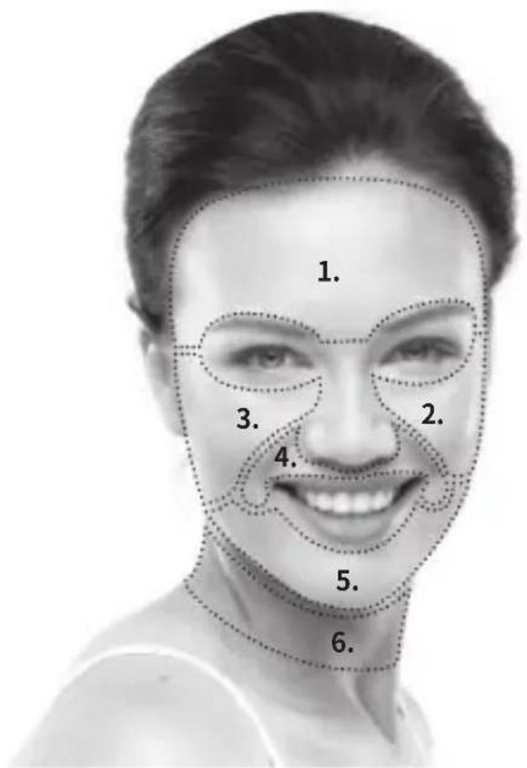 SILKN FaceTite H2111 - Zones de traitement - 1
