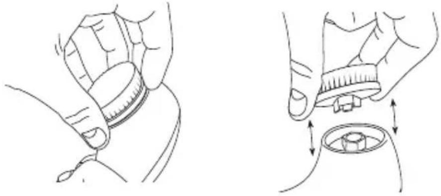 SILKN Pure Deluxe H4101 - Replacing the brush head - 1