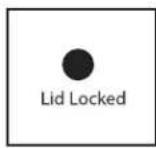 Crosley CAW11544EW - LID LOCKED - 1