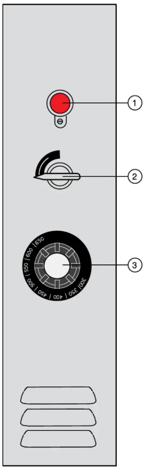 Blodgett 1060 - Commandes du four - 1