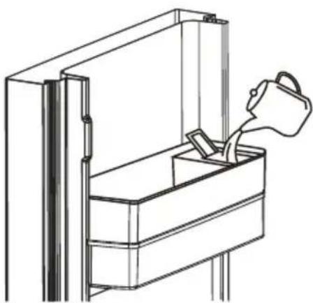 SCHNEIDER SCSBSWD529NFDAX - Remplissage du réservoir d'eau avec de l'eau - 1