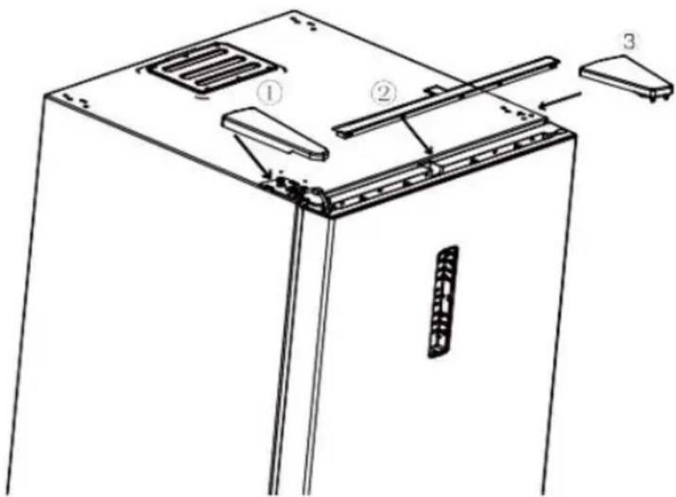 SCHNEIDER SCWL350NFIX - CHANGEMENT DE GAUCHE DE LA PORTE - 7