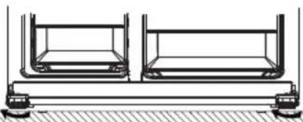SCHNEIDER SCSBF503WDNFB - Nivelación y anclaje del frigorífico - 2
