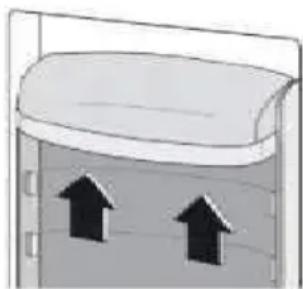 SCHNEIDER SCMD362NFX - Positionnement des balconnets de porte - 1