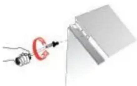 SCHNEIDER SCRCA177BS - Inverser le sens d'ouverture de la porte - 3