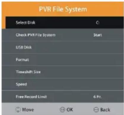 SCHNEIDER LED39SC410K - Système de fichiers PVR - 1