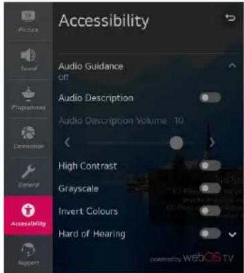 SCHNEIDER LED43SC680K - Accessibilité - 1