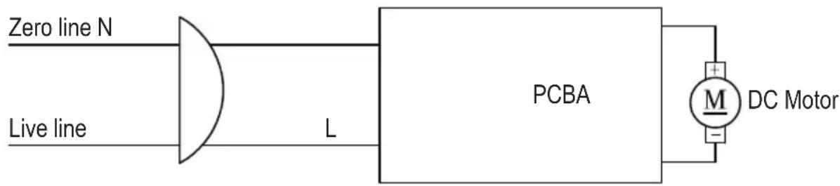 MIDEA MJBH1001W - CIRCUIT PRINCIPLE DIAGRAM - 1