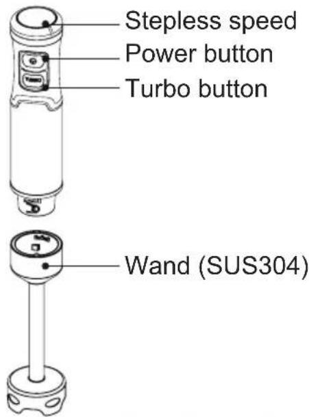 MIDEA MJBH1001W - PART NAME - 1